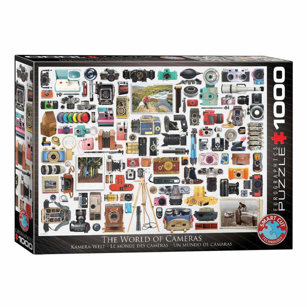 Eurographics Puzzle Kamera-Welt, Fotographie, 1000 Teile, 68 x 48 cm, 6000-5627