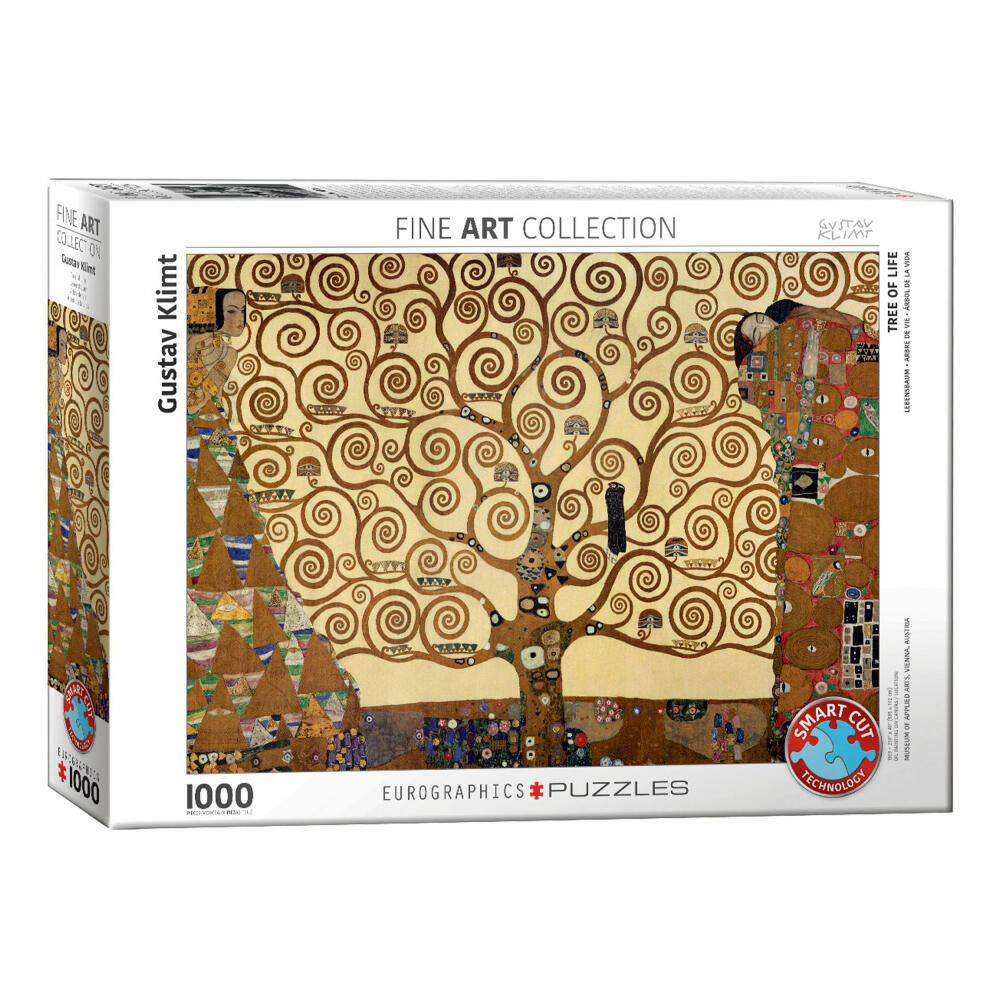 Eurographics Puzzle Lebensbaum von Gustav Klimt, 1000 Teile, 68 x 48 cm, 6000-6059