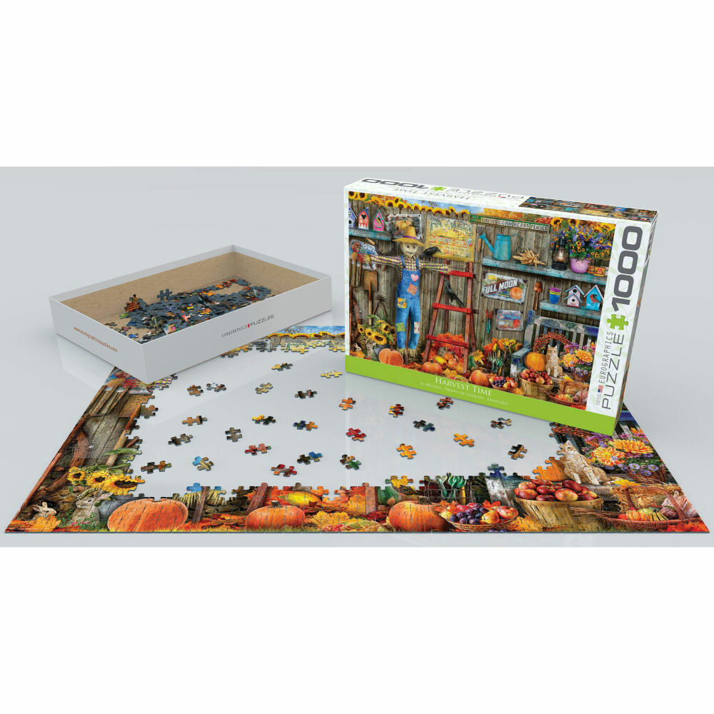 Eurographics Puzzle Erntezeit, Gärtnerei, 1000 Teile, 68 x 48 cm, 6000-5448