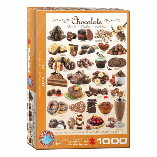 Eurographics Puzzle Schokolade, 1000 Teile, 68 x 48 cm, 6000-0411