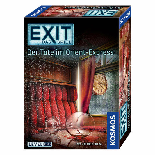 KOSMOS Exit - Das Spiel - Der Tote im Orient-Express, Escape-Spiel, Spiel, Level Profis, ab 12 Jahren, 694029