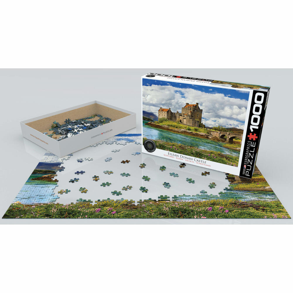 Eurographics Puzzle Eilean Donan Burg in Schottland, 1000 Teile, 68 x 48 cm, 6000-5375