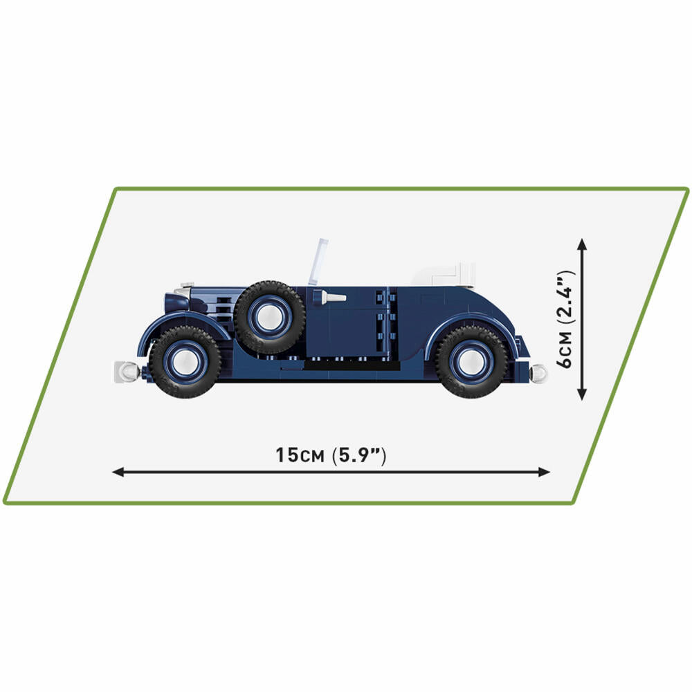 Cobi Klemmbausteinset Horch 830BK Cabriolet, World War 2, Fahrzeug, Spielzeug, 243 Teile, 2262