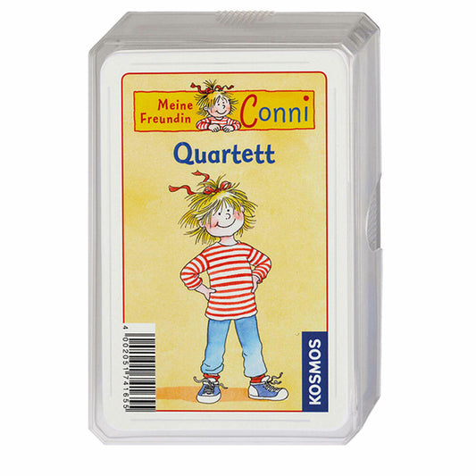 KOSMOS Kinderspiele Conni Quartett, Meine Freundin Conni, Kartenspiel, Karten Spiel, ab 4 Jahren, 741655
