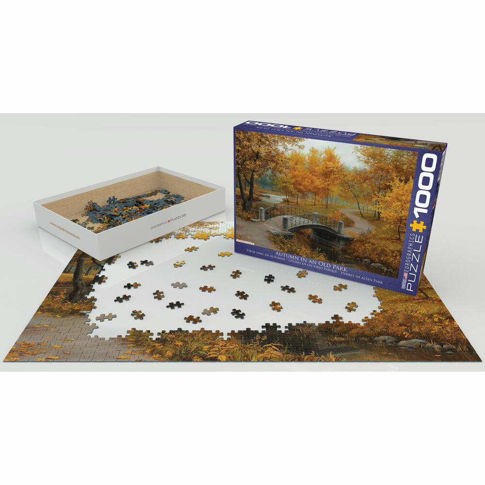 Eurographics Puzzle Herbst im alten Park von Eugene Lushpin, 1000 Teile, 68 x 48 cm, 6000-0979