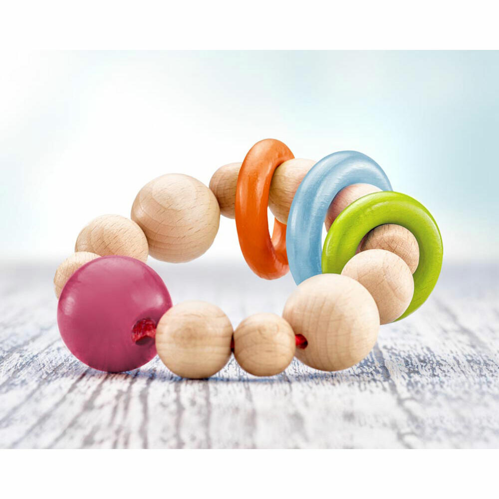 Selecta Spielzeug Greifspaß Kugel, Greifling, Babyspiel, Babyspielzeug, Holz, 9 cm, 61000