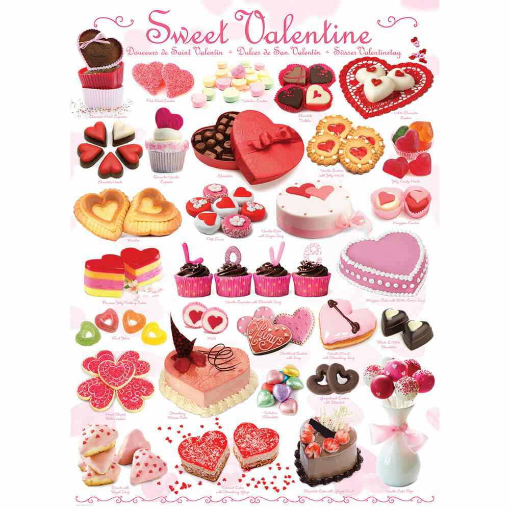 Eurographics Puzzle Süsser Valentinstag, 1000 Teile, 68 x 48 cm, 6000-0431