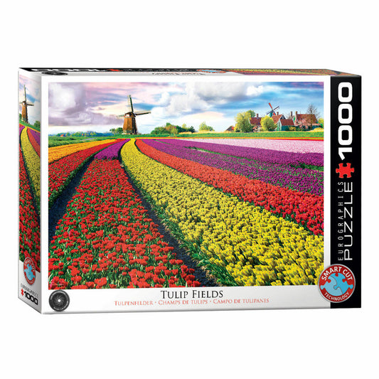 Eurographics Puzzle Tulpenfelder Niederlande, 1000 Teile, 68 x 48 cm, 6000-5326