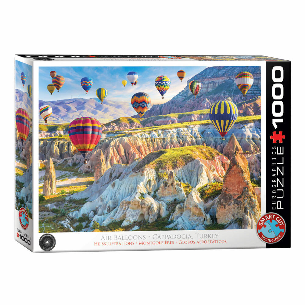 Eurographics Puzzle Heißluftballone über Kappadokien, 1000 Teile, 68 x 48 cm, 6000-5717