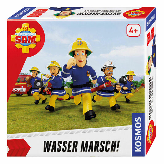 KOSMOS Kinderspiele Feuerwehrmann Sam - Wasser marsch!, Brettspiel, Spiel für Kinder, ab 4 Jahren, 697754