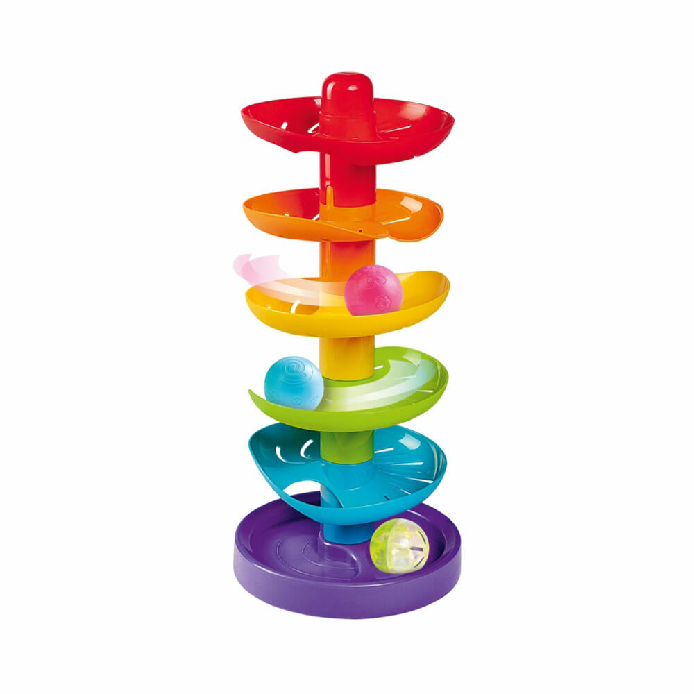 Simba ABC Regenbogen Kugelturm, Kugelbahn, Kullterturm, Spielzeug, ab 12 Monaten, 104010053