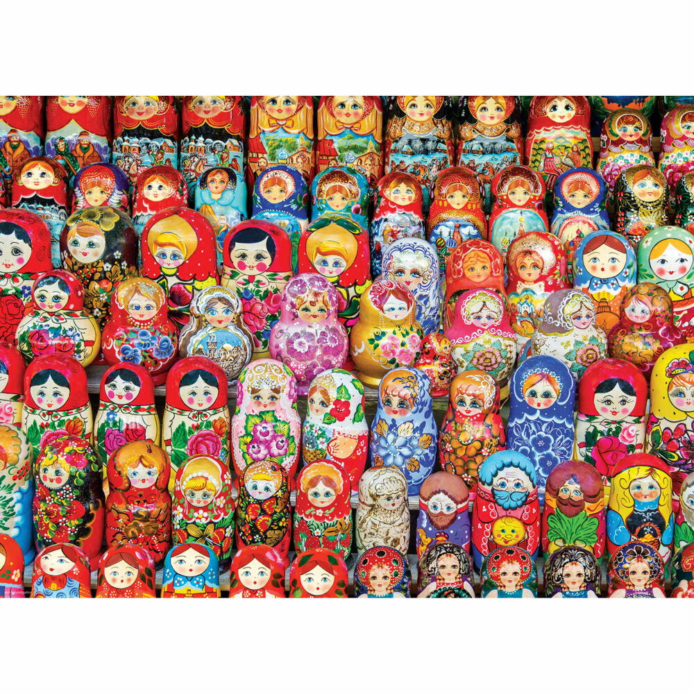 Eurographics Puzzle Russische Matrjoschka Puppen, 1000 Teile, 68 x 48 cm, 6000-5420