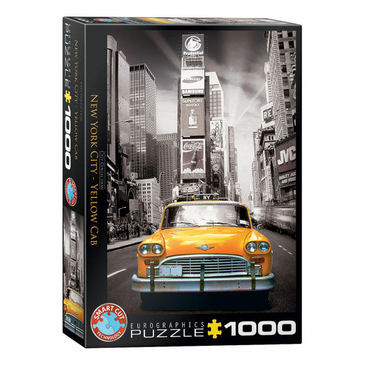 Eurographics Puzzle New York City Yellow Cab, 1000 Teile, 68 x 48 cm, 6000-0657