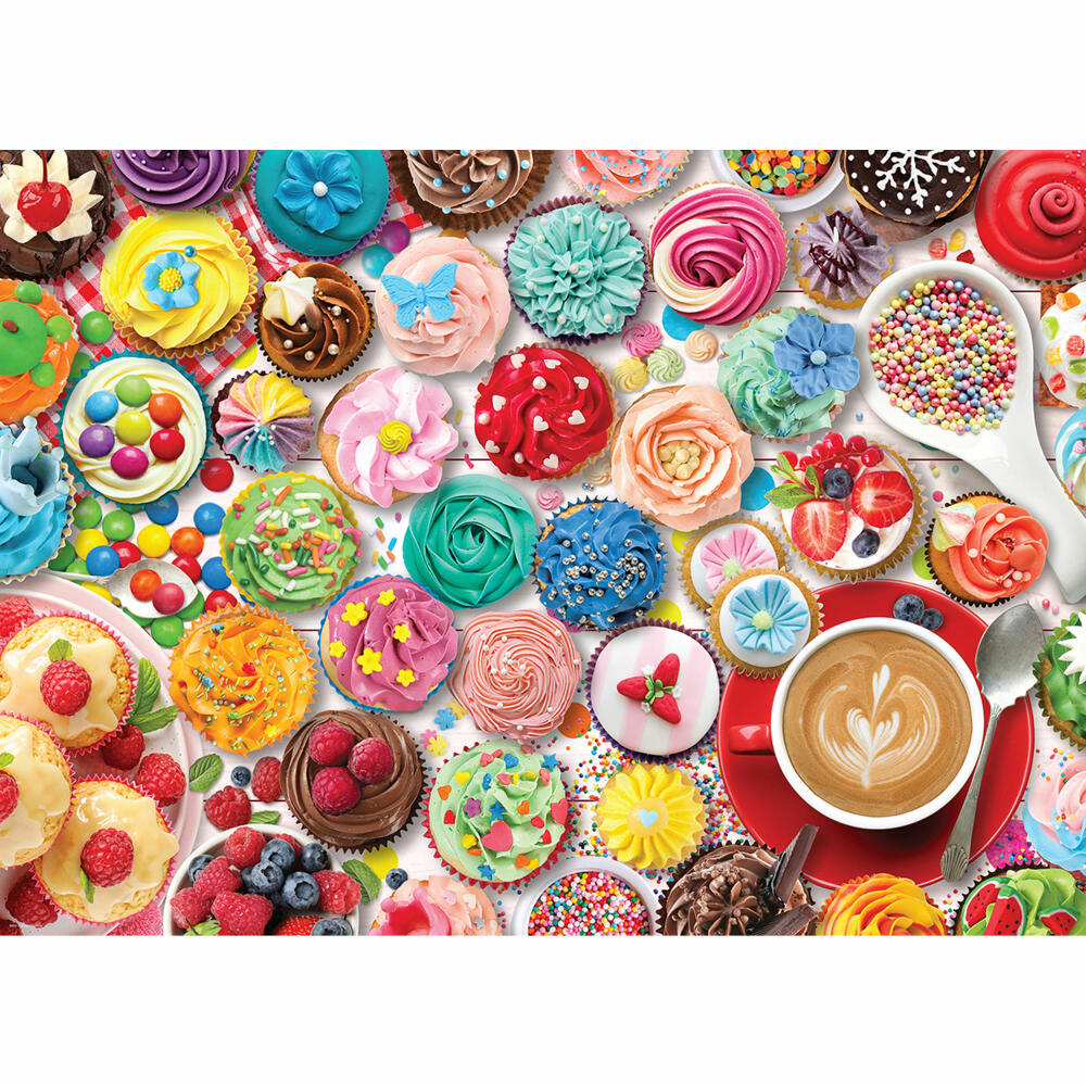 Eurographics Puzzle Cupcake Party, Törtchen, 1000 Teile, 68 x 48 cm, 6000-5604