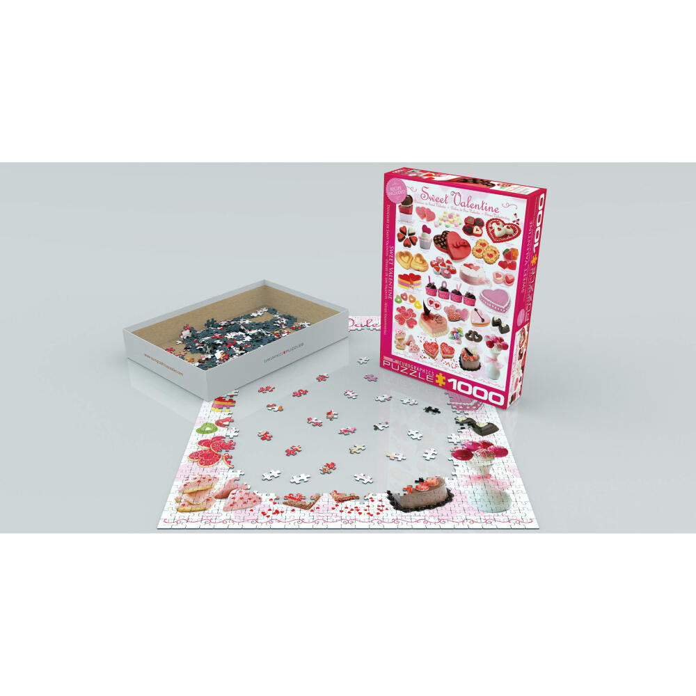 Eurographics Puzzle Süsser Valentinstag, 1000 Teile, 68 x 48 cm, 6000-0431