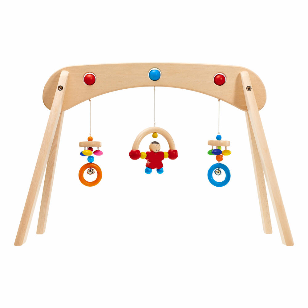 Selecta Babywelt Musina Spieltrapez, Spielbogen, Spiel Trapez, Bogen, Holz, 60 cm, 61063