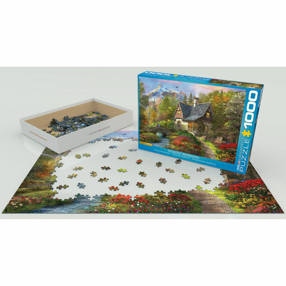 Eurographics Puzzle Nordischer Morgen von Dominic Davison, 1000 Teile, 68 x 48 cm, 6000-0966