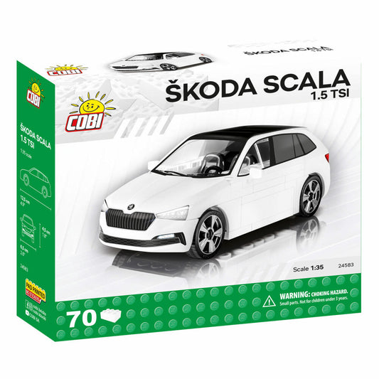 COBI Skoda Scala, Auto, Fahrzeug, Sammelautos, Spielzeug, Spielen, Konstruktionsbausteine, 70 Teile, 24583