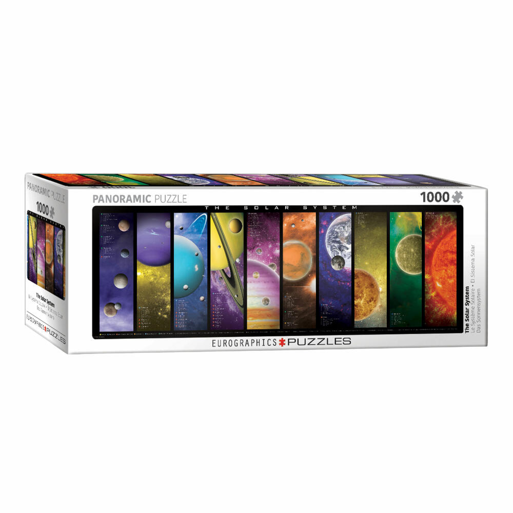 Eurographics Puzzle The Solar System, 1000 Teile Panorama, 33 x 99 cm, 6010-0308