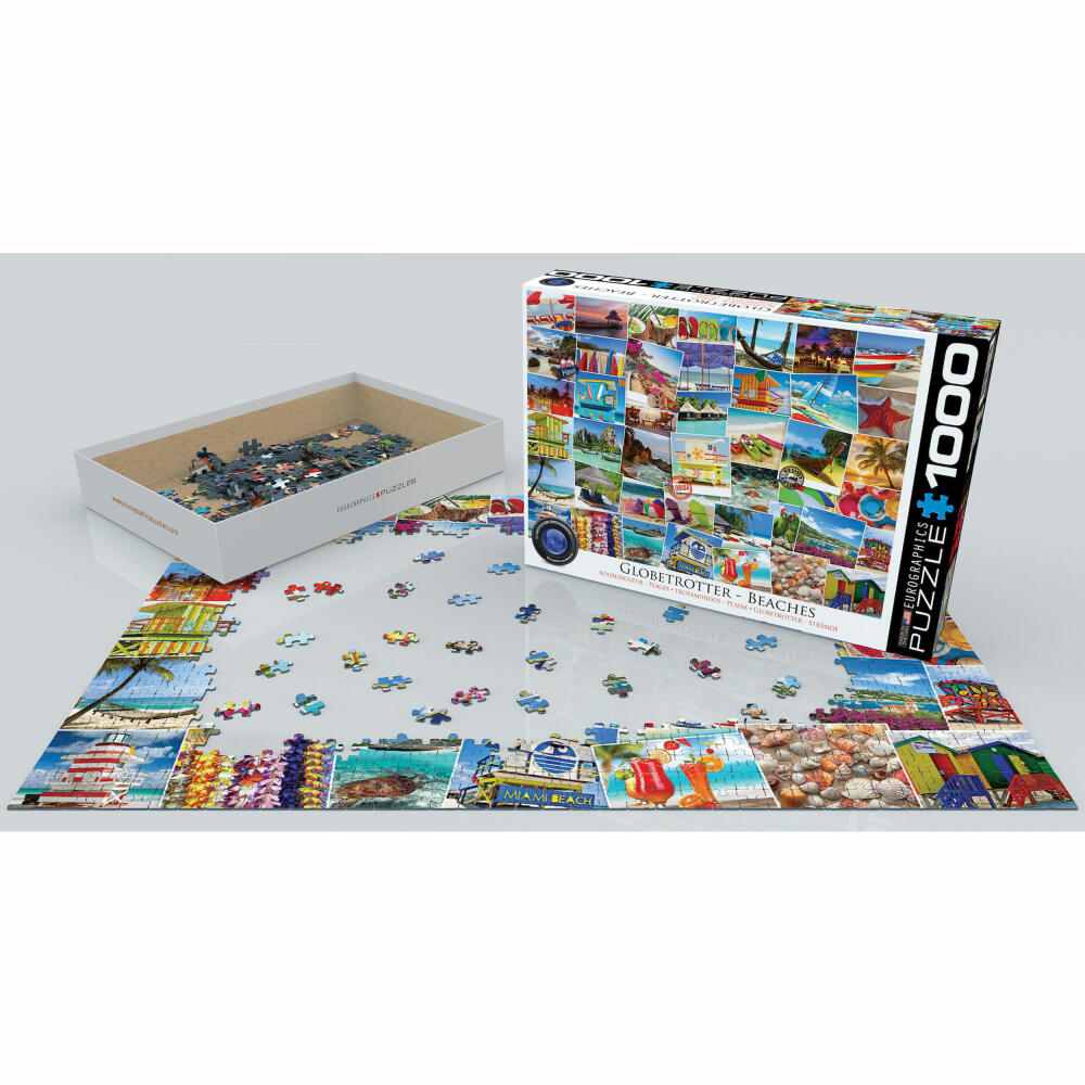 Eurographics Puzzle Globetrotter Strände, 1000 Teile, 68 x 48 cm, 6000-0761