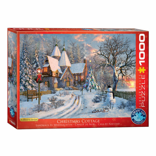 Eurographics Puzzle Weihnachtschalet von Dominic Davison, 1000 Teile, 68 x 48 cm, 6000-0790