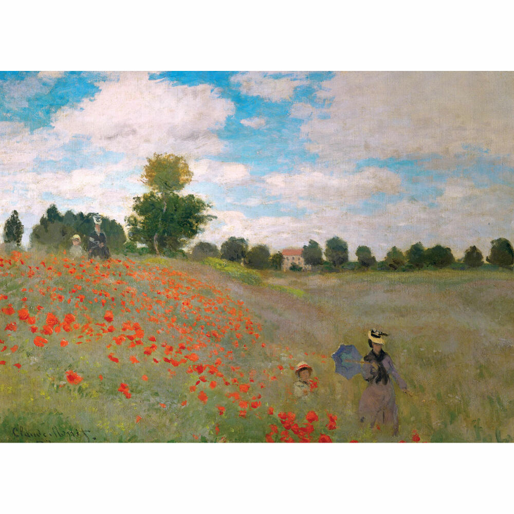 Eurographics Puzzle Mohnfeld von Claude Monet, 1000 Teile, 68 x 48 cm, 6000-0826