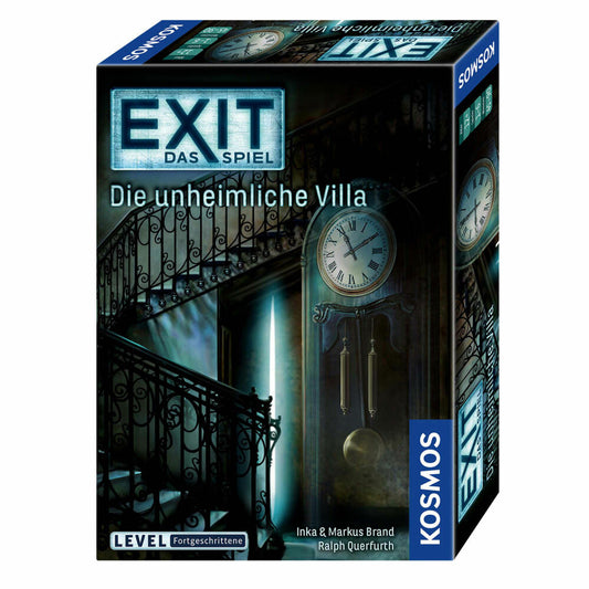 KOSMOS Exit - Das Spiel - Die unheimliche Villa, Escape-Spiel, Spiel, Level Profis, ab 12 Jahren, 694036