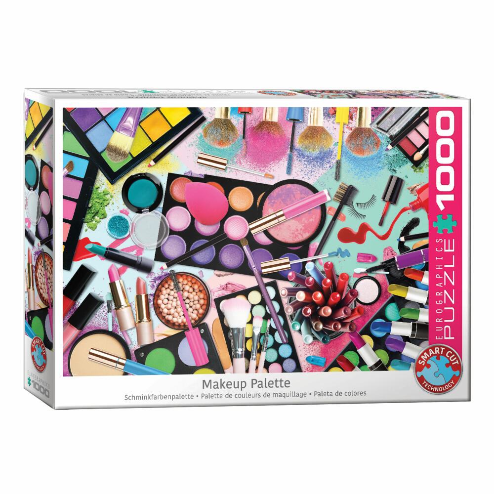 Eurographics Puzzle Schminkfarbenpalette, 1000 Teile, 68 x 48 cm, 6000-5641