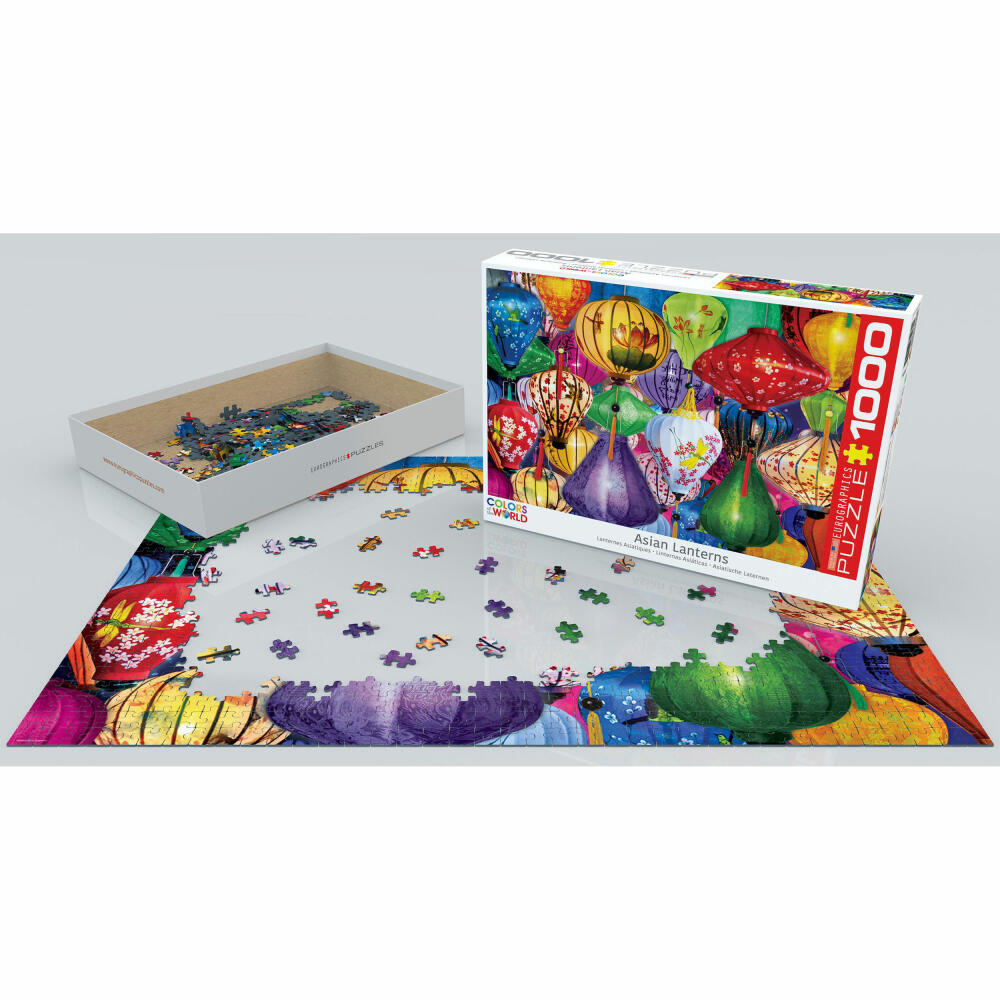 Eurographics Puzzle Asiatische Laternen, 1000 Teile, 68 x 48 cm, 6000-5469