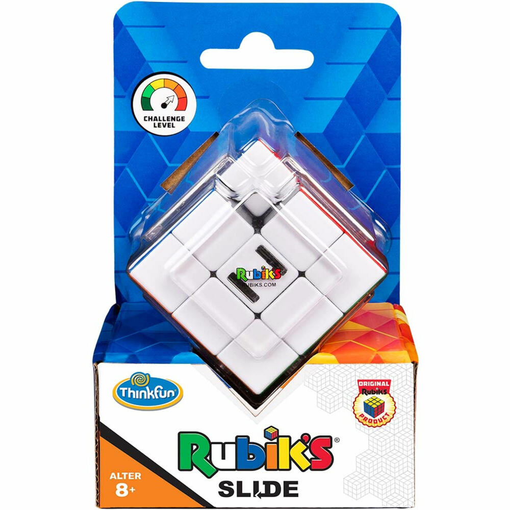 Ravensburger ThinkFun Rubiks Slide, Rätselspiel, Logikspiel, Würfelspiel, 76459