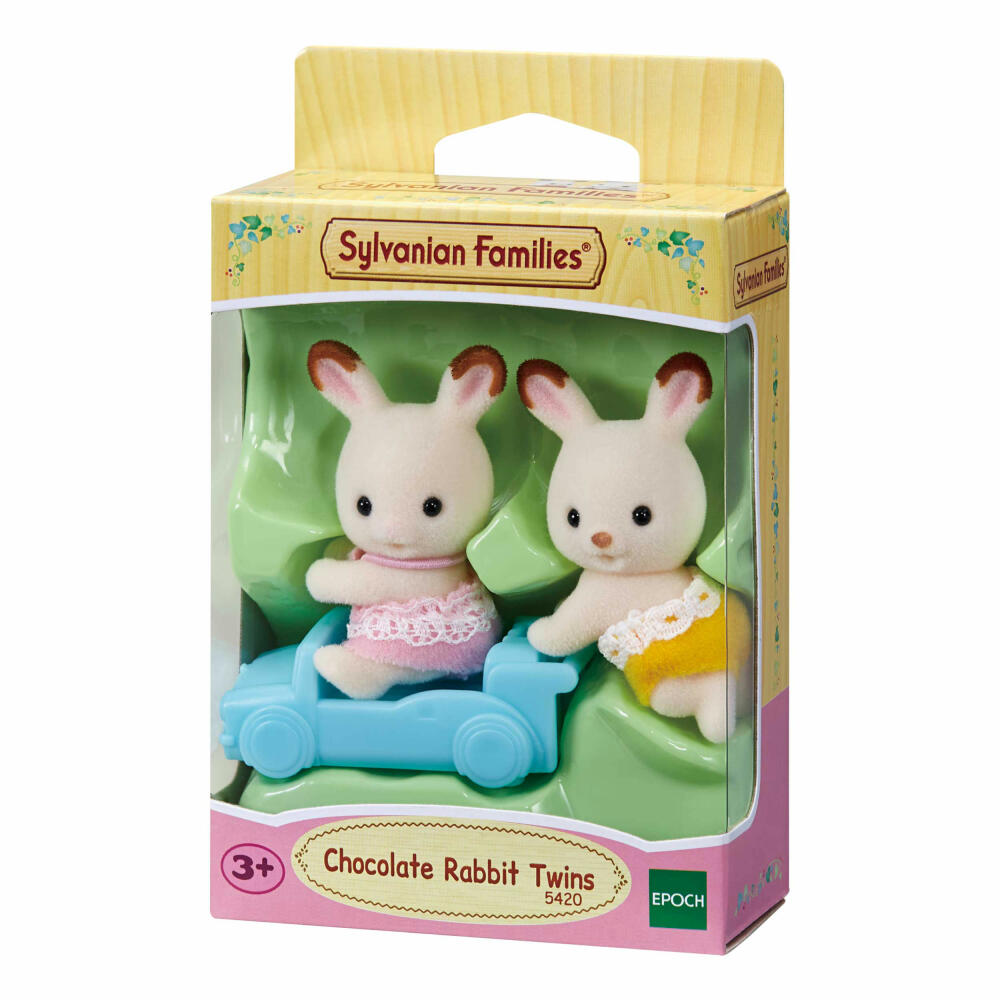 Sylvanian Families Schokoladenhasen Zwillinge, Geschwister, Kind, Hasen, Figuren, Spielfiguren, L5420