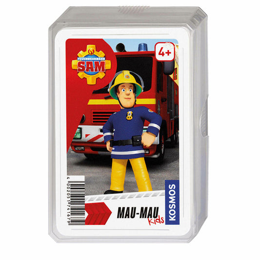 KOSMOS Kinderspiele Feuerwehrmann Sam Mau Mau Kids, Kartenspiel, Karten Spiel für Kinder, ab 4 Jahren, 741679