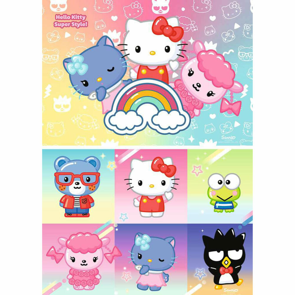 Ravensburger Hello Kitty Die besten Freunde, 2 x 24 Teile, Kinderpuzzle, Kinder Puzzle, ab 4 Jahren, 12001034