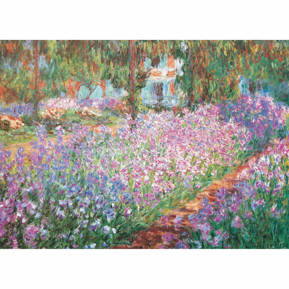 Eurographics Puzzle Monets Garten bei Giverny von Claude Monet, 1000 Teile, 68 x 48 cm, 6000-4908