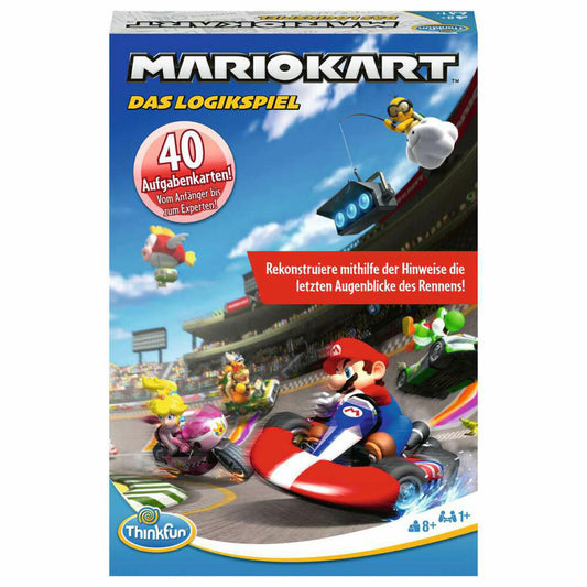 Ravensburger ThinkFun Mariokart - Das Logikspiel, Knobelspiel, Denkspiel, 1 Spieler, ab 8 Jahren, 76536