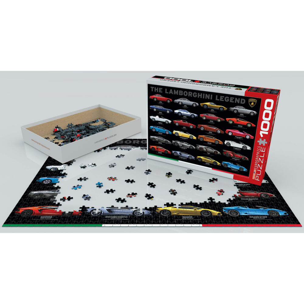 Eurographics Puzzle The Lamborghini Legend, 1000 Teile, 68 x 48 cm, 6000-0822