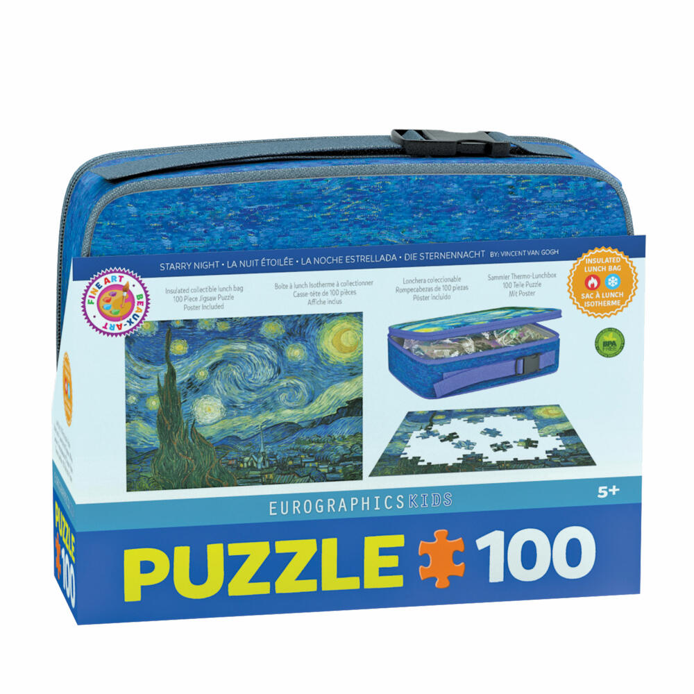 Eurographics Puzzle Van Goch mit Lunchbox, 100 Teile, 48 x 33 cm, 9100-1204