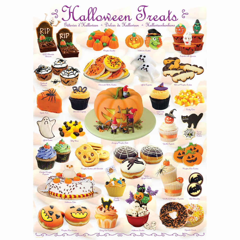 Eurographics Puzzle Halloween Leckereien, 1000 Teile, 68 x 48 cm, 6000-0432