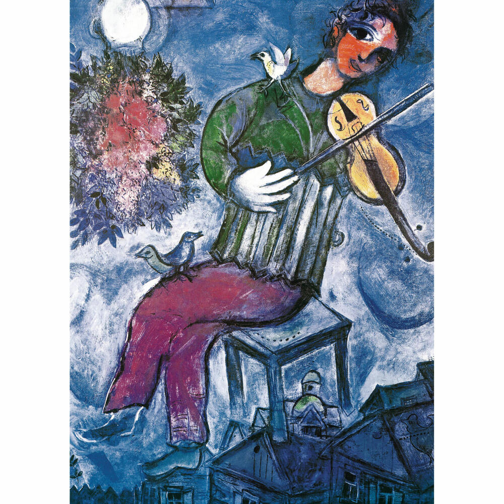 Eurographics Puzzle Der blaue Geiger von Marc Chagall, 1000 Teile, 68 x 48 cm, 6000-0852