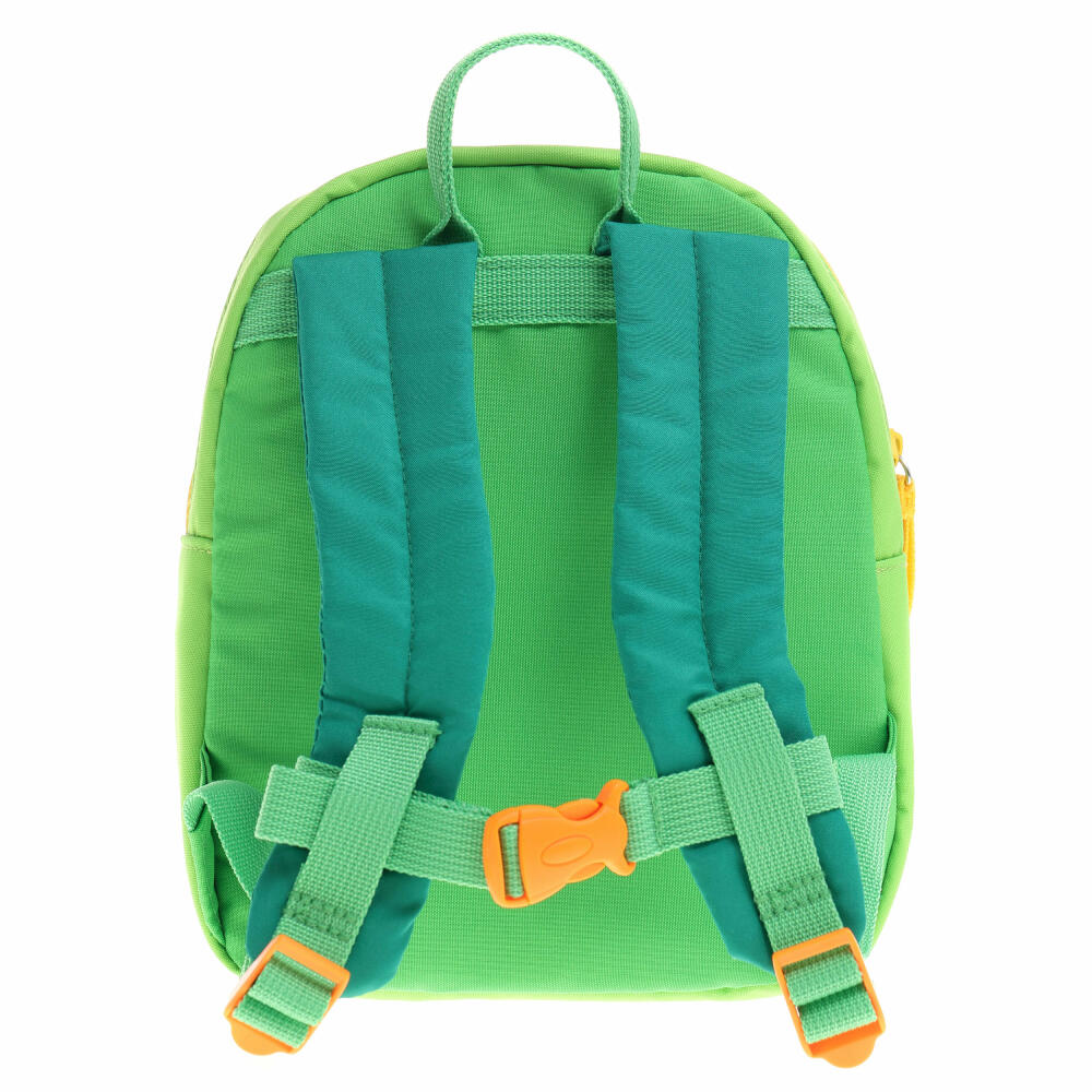 sigikid Mini Rucksack Drache, Kinderrucksack, Kindergartentasche, Kinder Tasche, Kindergarten, Nylon, Grün, 3 L, 24216