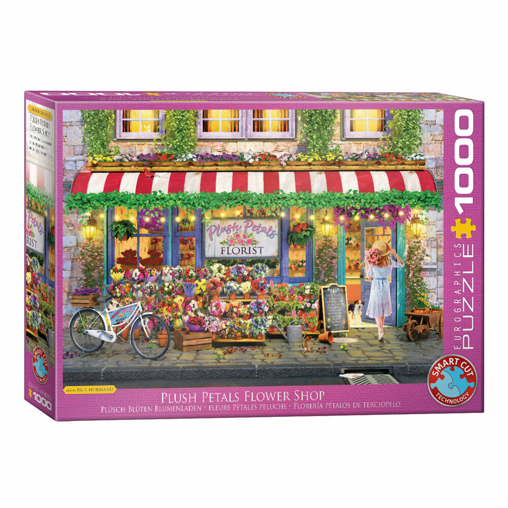 Eurographics Puzzle Plüsch Blüten Blumenladen, 1000 Teile, 68 x 48 cm, 6000-5518