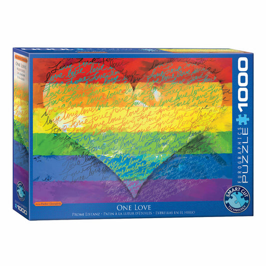 Eurographics Puzzle One Love, Pride, Liebe, 1000 Teile, 68 x 48 cm, 6000-5542