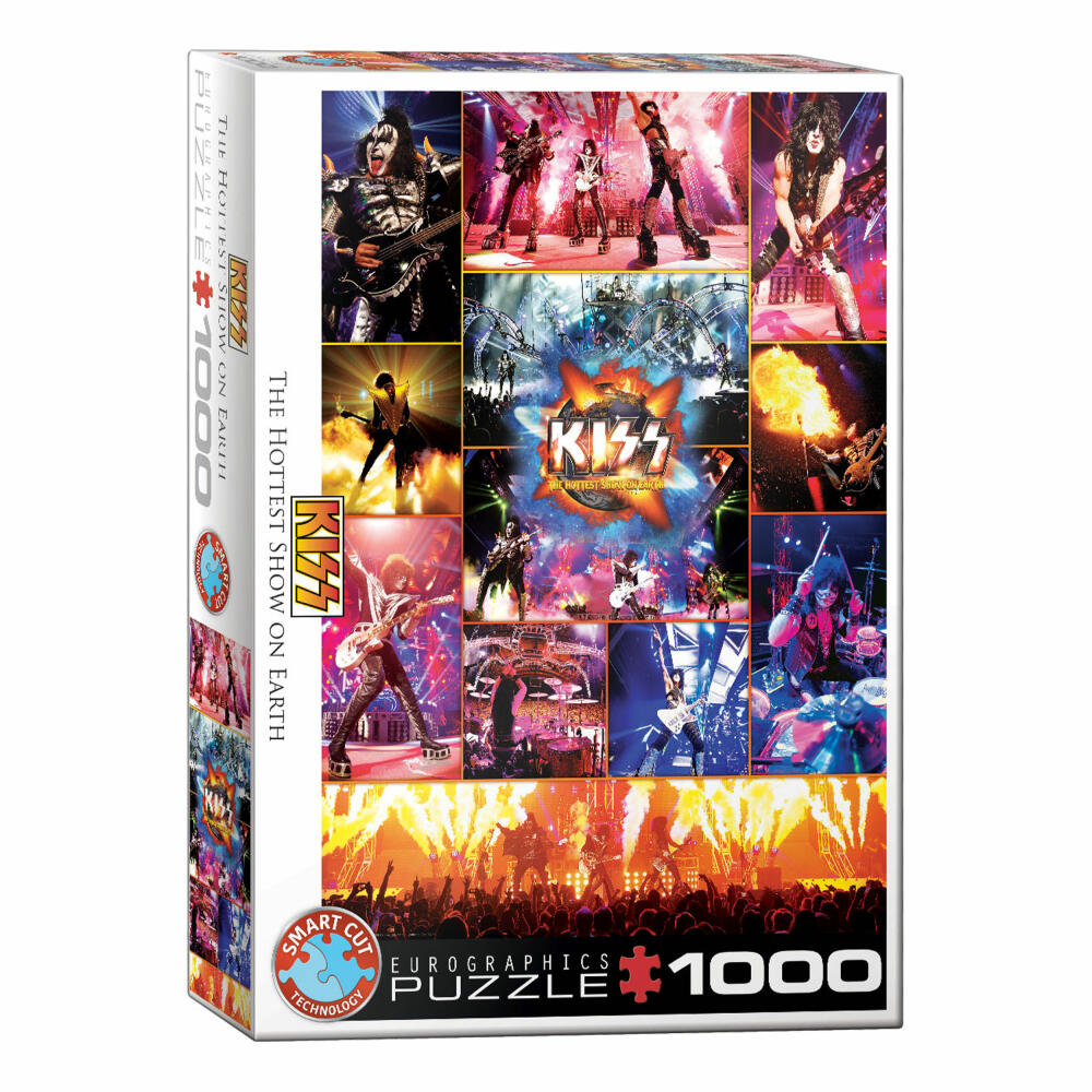 Eurographics Puzzle KISS The Hottest Show on Earth, 1000 Teile, 68 x 48 cm, 6000-5306