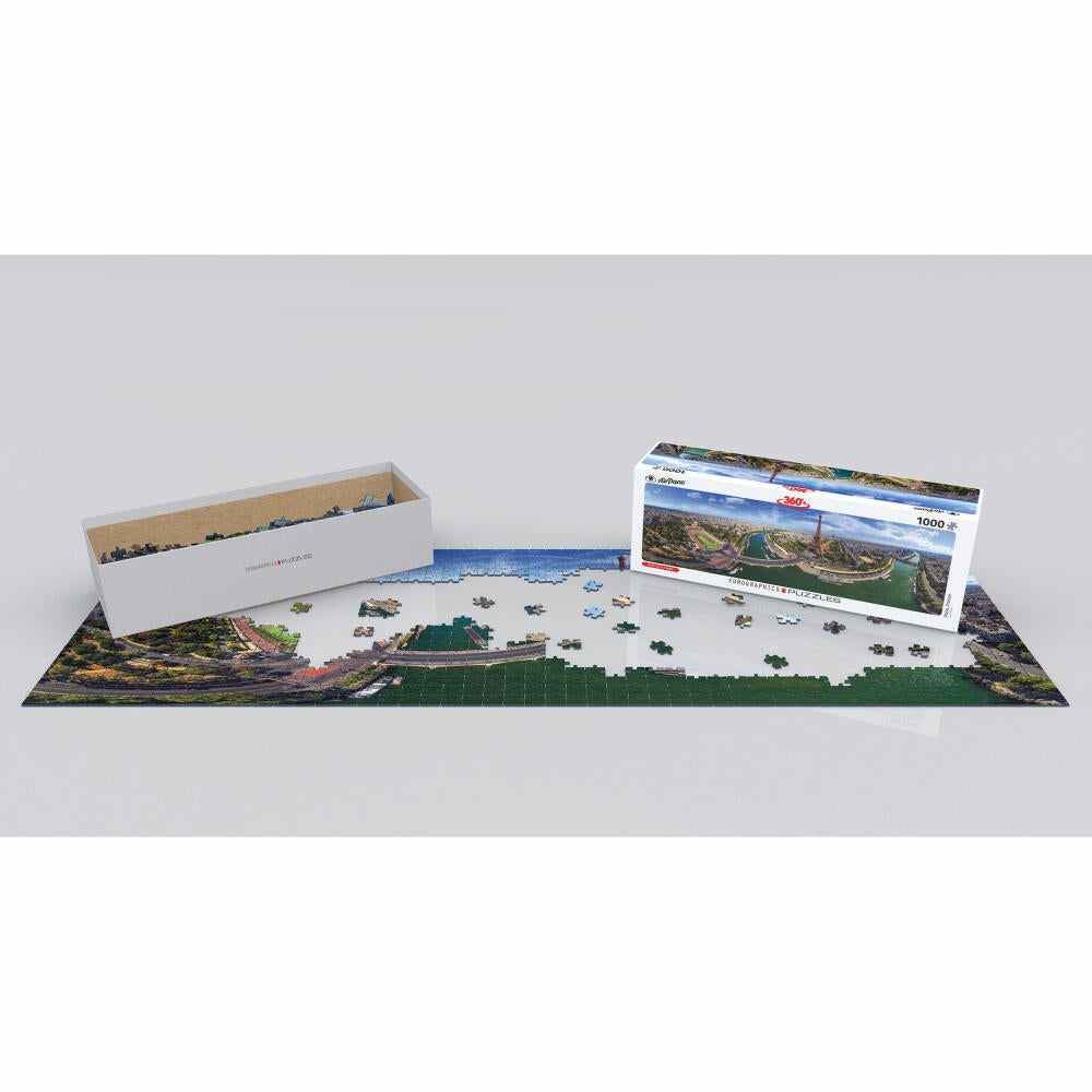 Eurographics Puzzle Paris Frankreich, 1000 Teile Panorama, 33 x 99 cm, 6010-5373