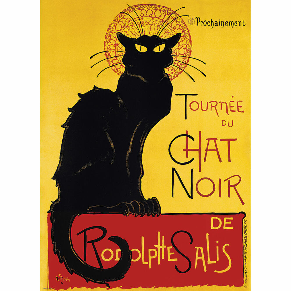 Eurographics Puzzle Chat Noir - Die schwarze Katze, 1000 Teile, 68 x 48 cm, 6000-1399