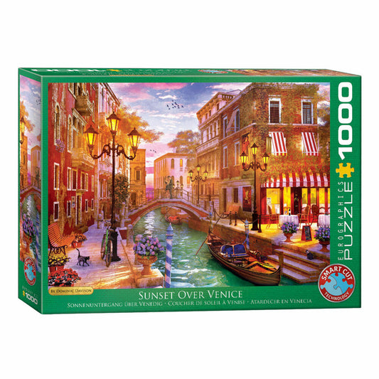 Eurographics Puzzle Sonnernuntergang über Venedig von Dominic Davison, 1000 Teile, 68 x 48 cm, 6000-5353