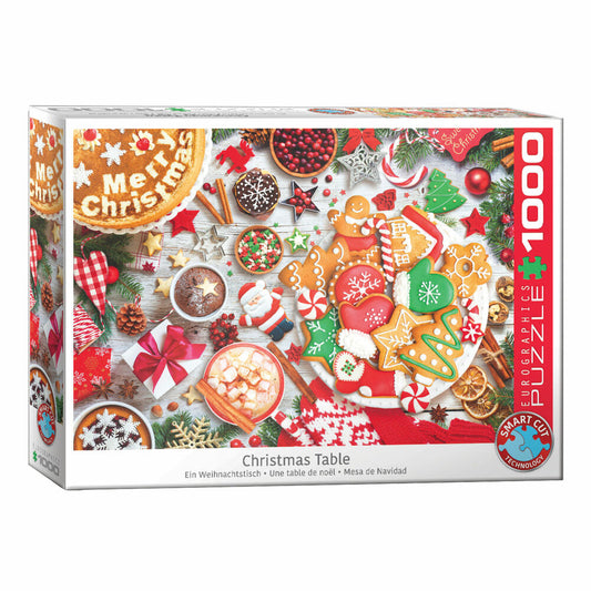 Eurographics Puzzle Ein Weihnachtstisch, 1000 Teile, 68 x 48 cm, 6000-5623