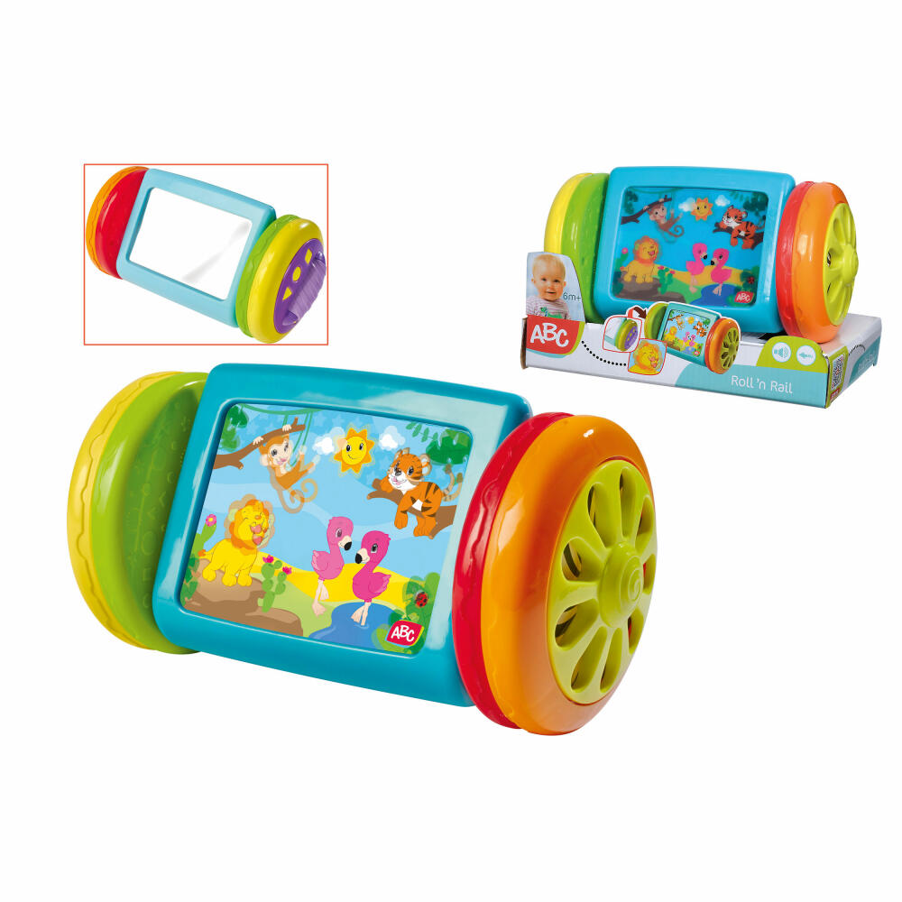 Simba ABC Rollender Spiegel, mit Sound, Wackelbild, Wackel Bild, Kinderspielzeug, Spielzeug, 104010018