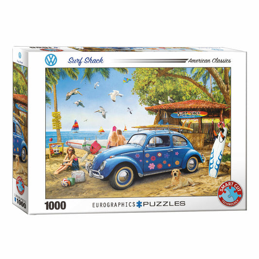 Eurographics Puzzle VW Käfer SurfShack, Beetle, 1000 Teile, 68 x 48 cm, 6000-5683