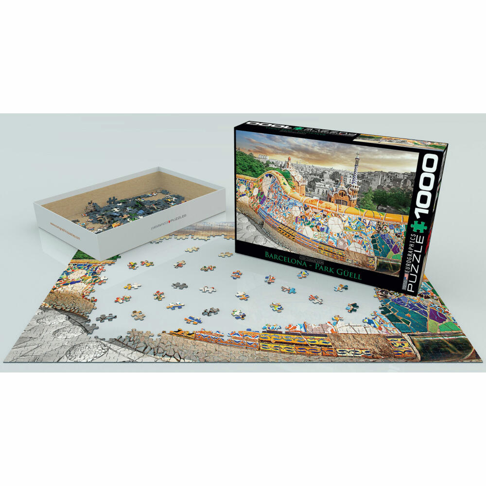 Eurographics Puzzle Barcelona Park Güell, 1000 Teile, 68 x 48 cm, 6000-0768